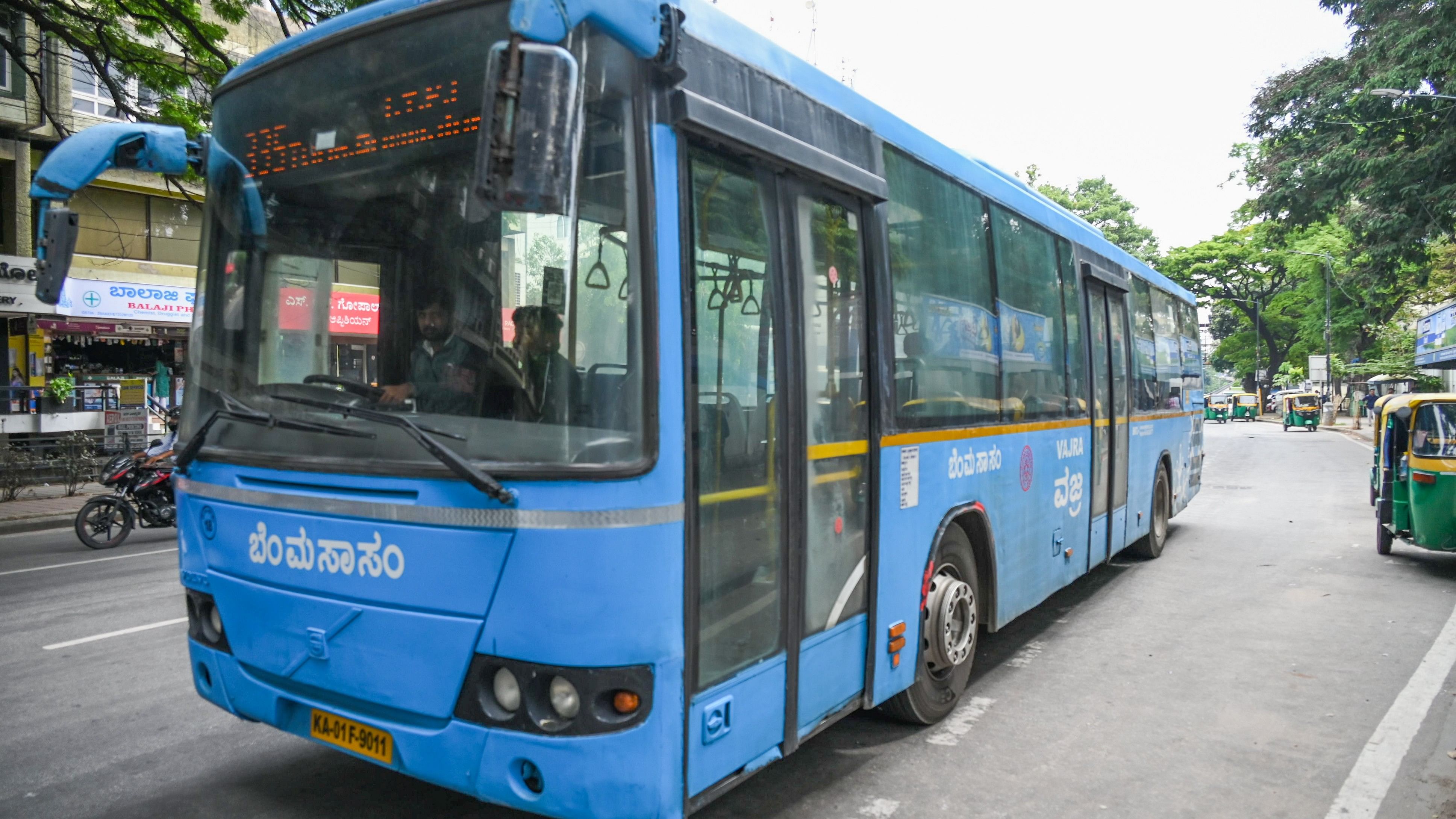 <div class="paragraphs"><p>A BMTC bus is pictured.</p></div>